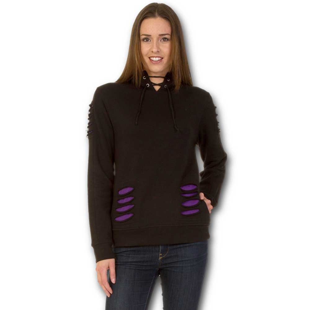 Spiral - GOTHIC ROCK Hoodie - Black/Purple